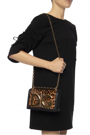 Shoulder bag with metal logo, zdjęcie 2 Shoulder bag with metal logo od Dolce & Gabbana